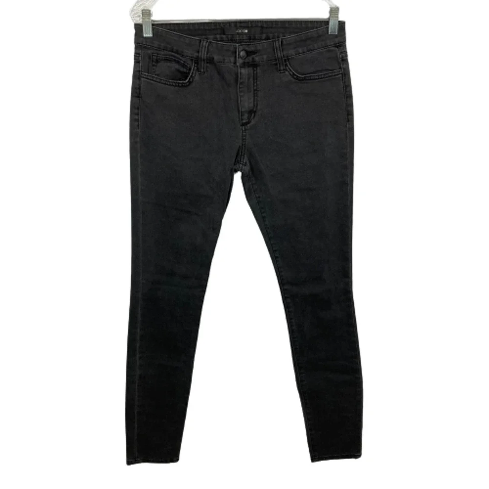 Joe's Jeans Womens Sz 30 Black Gray‎ Skinny Leg Stretch 5 Pocket